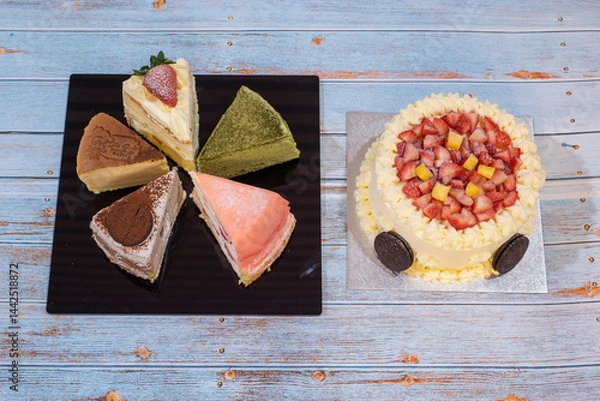Obraz Asian Style Cake Selection