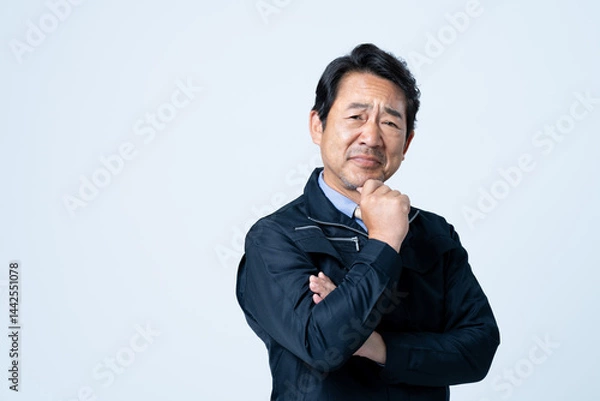 Obraz ミドルのエンジニアの男性