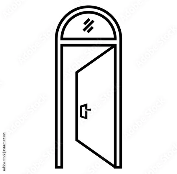 Fototapeta Fancy Single Door