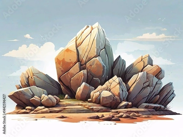 Fototapeta Paradise Found: A Scenic Journey Through the Beaches of Seychelles
