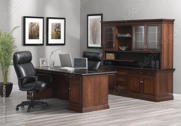 Fototapeta Modern executive office set