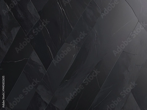 Obraz Dark Gray Abstract Marble Tile Pattern