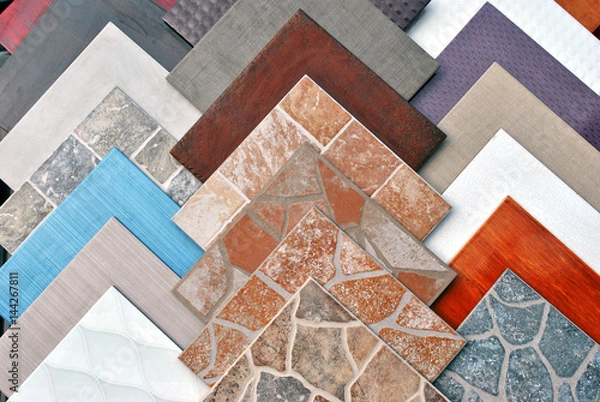 Obraz Various decorative tiles samples.