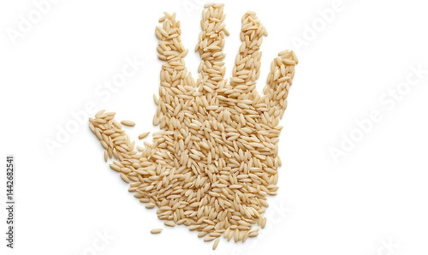Fototapeta rice-related illustrations and smart farming technologies, focusing on grains, plants, cultivation, and innovative agricultural solutions for commercial use.