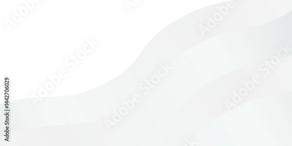 Fototapeta Modern wave lines white background with gradient color and artistic dynamic line decoration art