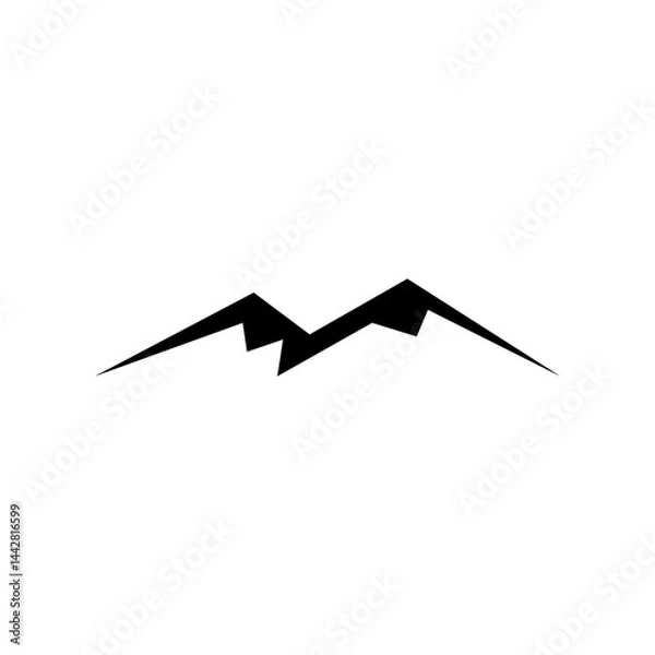 Fototapeta mountain icon