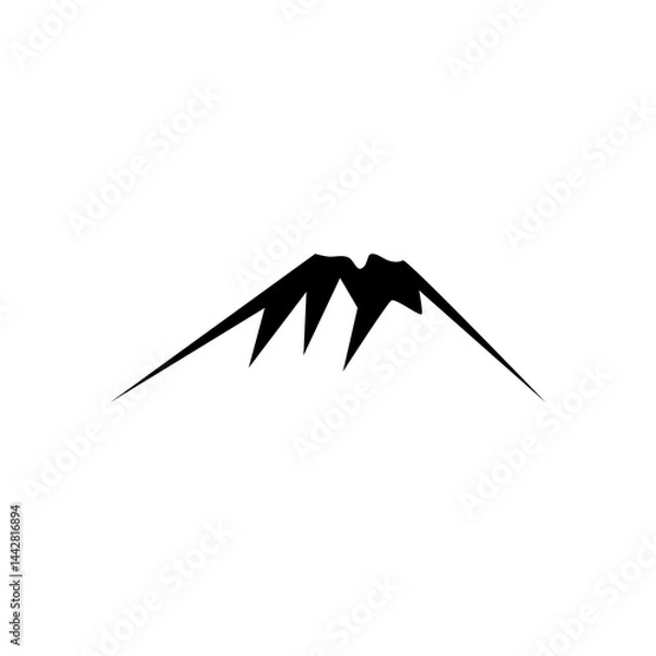 Fototapeta mountain icon