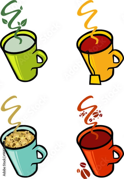 Obraz cafe beverage coffee tea