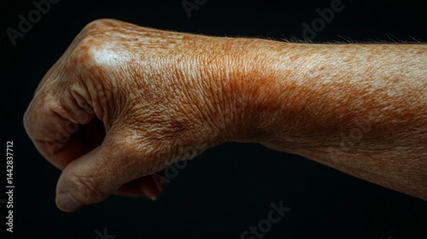 Fototapeta outer side of the hand