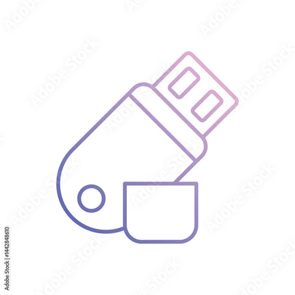 Obraz Pendrive  Vector icon