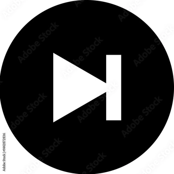 Fototapeta Next Track icon

