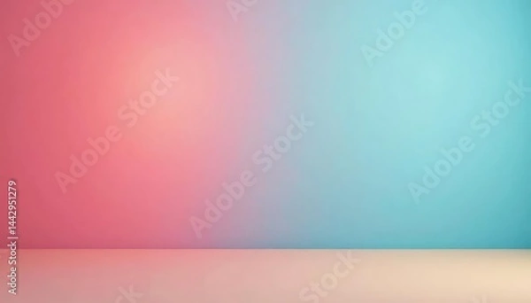 Fototapeta Clean, unblemished, solid color expanse, ideal for product display, smooth, scene, surface
