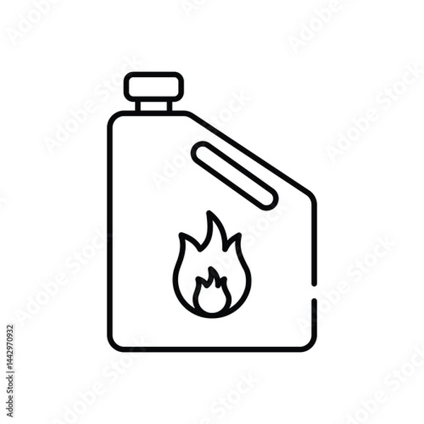 Obraz Gas Can Vector icon