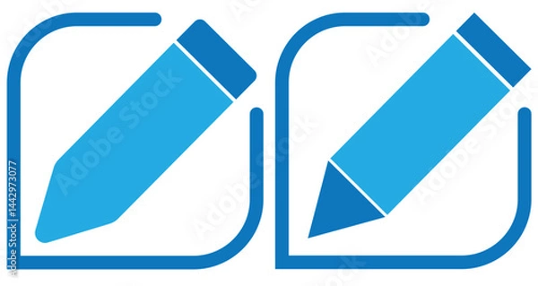 Obraz edit vector flat icon