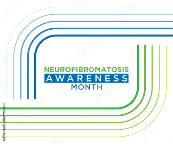 Obraz Neurofibromatosis (NF) Awareness Month. This month is raising awareness about the condition, educating the public about the signs and symptoms.