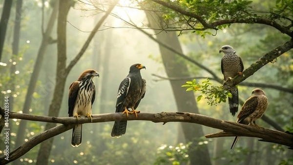 Obraz bird in the forest