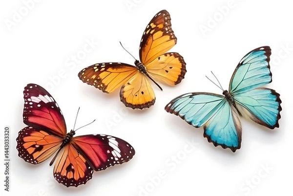 Obraz butterfly isolated on white background