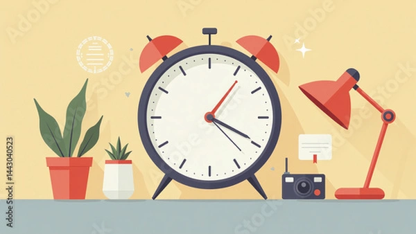 Fototapeta effective time management skills greatly improve daily productivity levels overall work performance quality