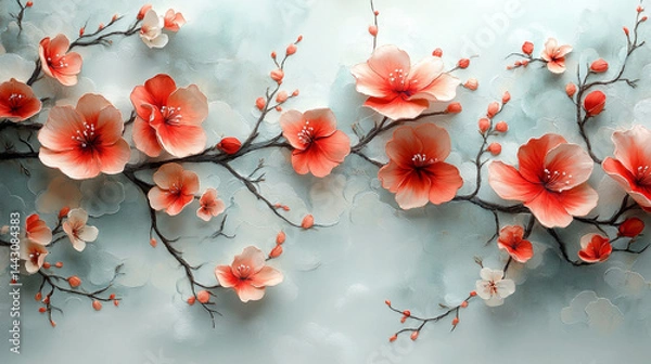 Fototapeta cherry blossom in spring