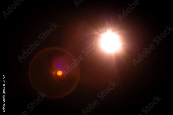 Fototapeta Abstract Light Blur with Lens Flare Effect Visually Captivating