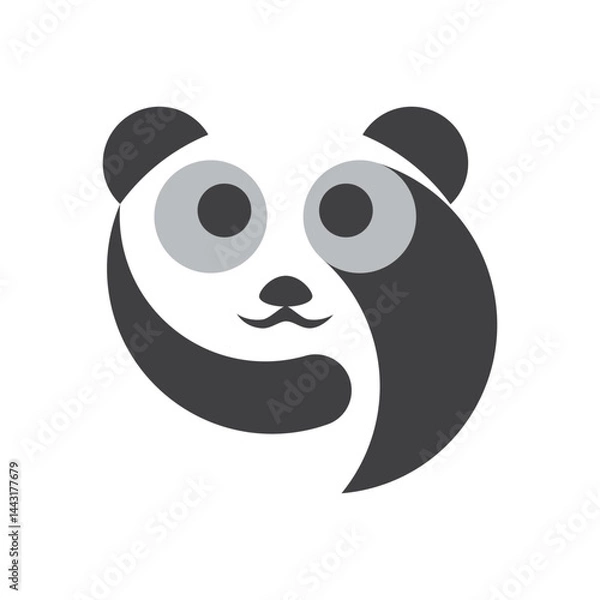 Obraz Panda Loggo Template