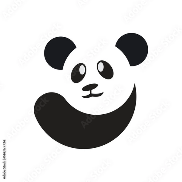 Obraz Panda Loggo Template