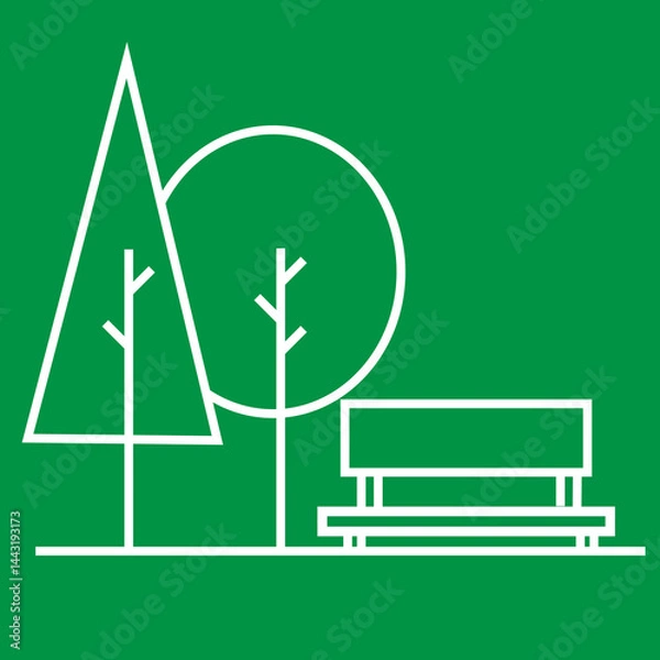 Fototapeta vector, illustration, green, colorful, banner, design 