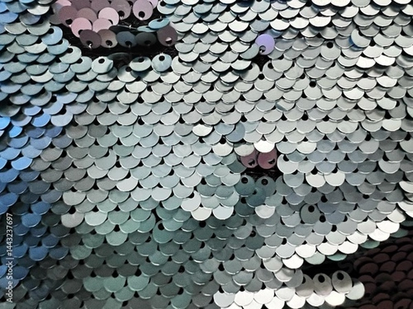 Obraz Shiny Sequined Fabric