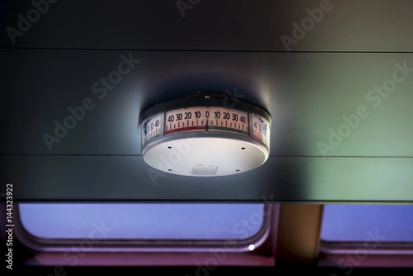 Fototapeta ship compass on Ceiling