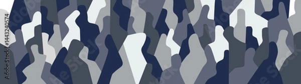 Fototapeta 
Group of people psychology mental health abstract illustration , multicolored silhouettes vector background