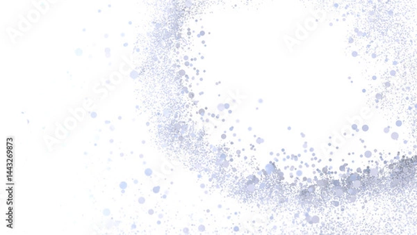Fototapeta Abstract background with silver glitter particles. Perfect for festive designs.