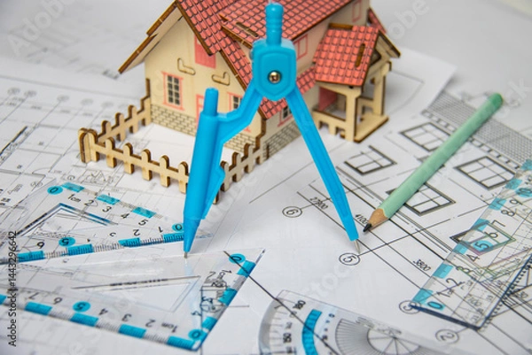 Obraz Architectural design, interior design, interior design, urban planning, community renovation, engineering design, design ideas, design concepts, design styles, design techniques, design personnel, des