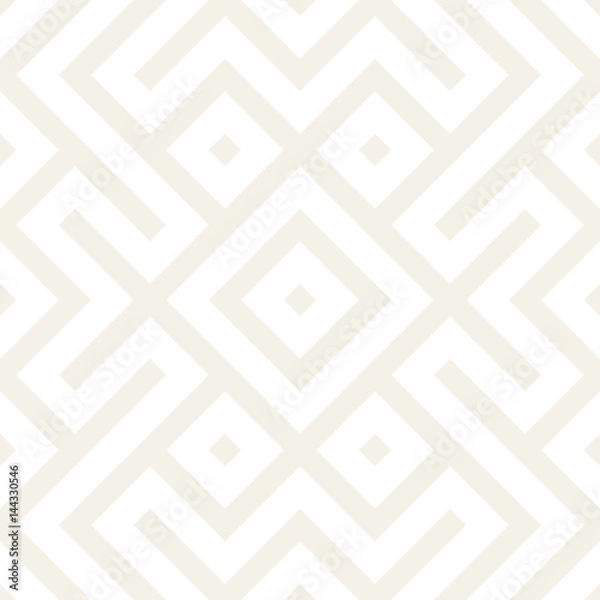 Fototapeta Geometric Ethnic Background Lattice. Stylish Subtle Texture. Vector Abstract Seamless Pattern.