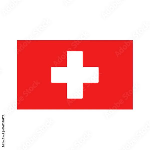 Obraz flag of switzerland