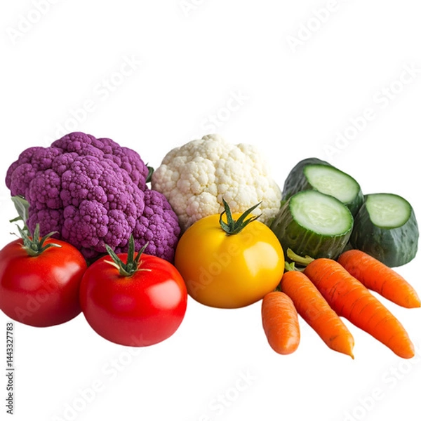 Fototapeta Fresh Fruits and Vegetables Supplier Icons – Wholesale Produce Trader Vector Set.  fresh food icons, grocery icons, fruit vendor vector, vegetable trader icons, healthy food icons, organic produce i

