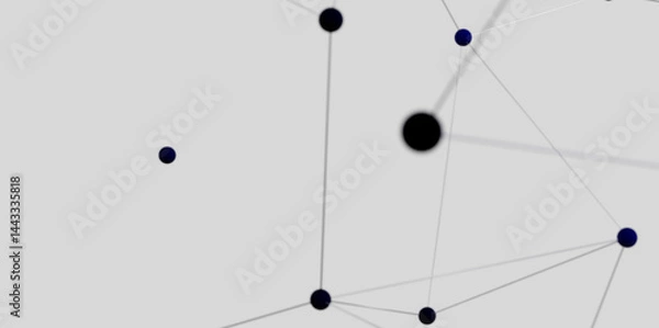 Fototapeta Modern abstract background. Network connection concept.  Digital technology.