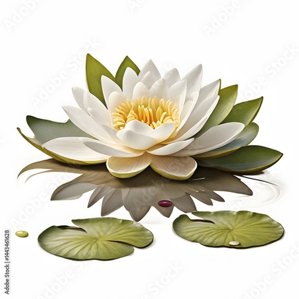 Obraz white water lily