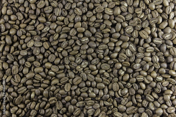 Obraz roasted coffee beans texture for background