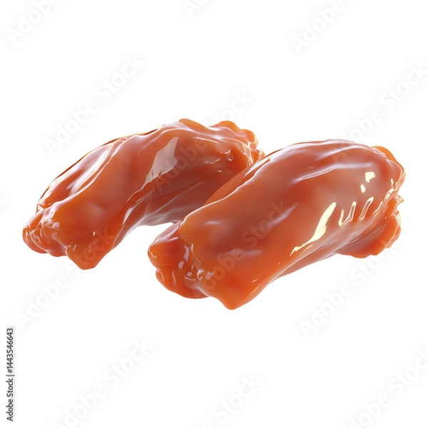 Obraz Two pieces of chicken wings