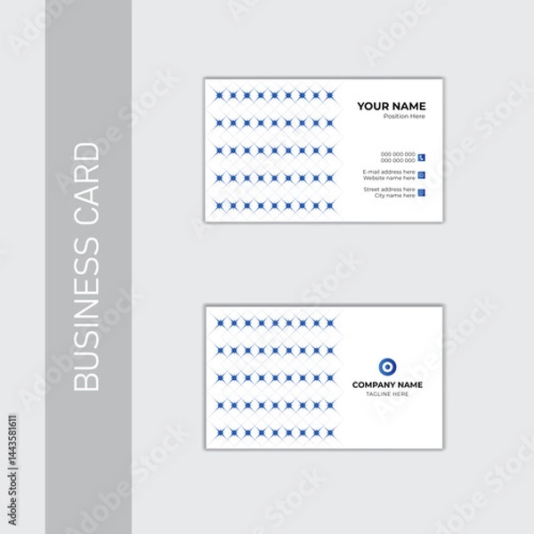 Fototapeta Elegant modern business card design template .