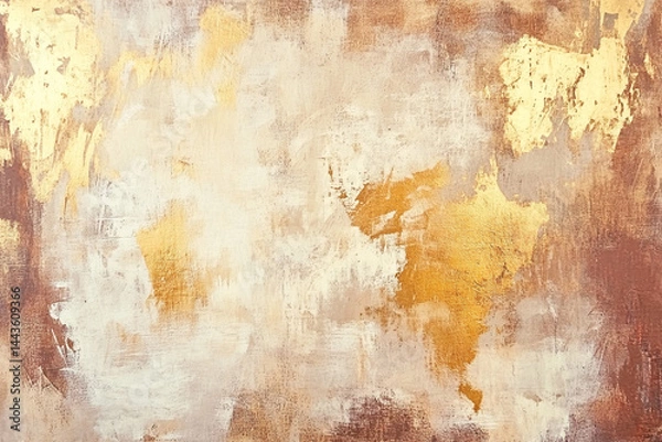 Fototapeta Abstract Gold and Brown Texture A Glimmering Wall Art Design