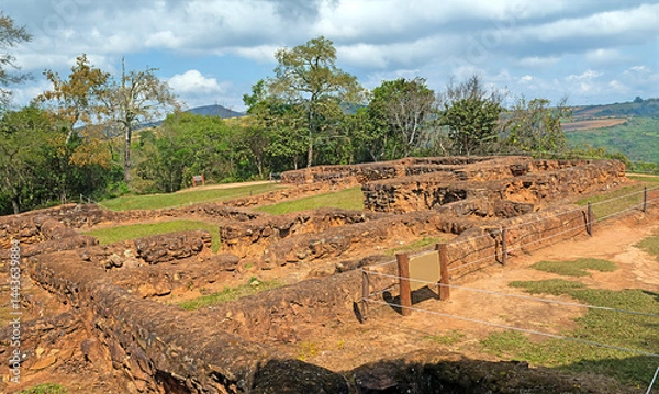 Obraz Building Remnents in a Archaeological Park