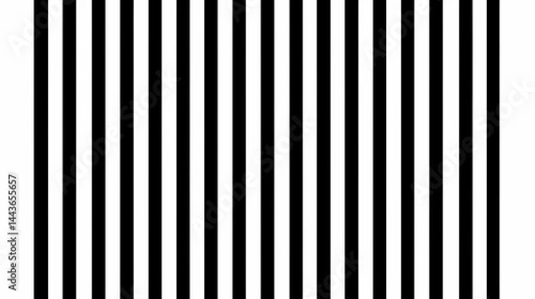 Fototapeta Vertical black and white stripes background texture, graphic design element