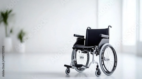 Obraz Empty wheelchair in modern interior