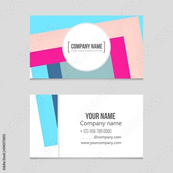 Fototapeta Abstract vector layout background set. For art template design, list, front page, mockup brochure theme style, banner, idea, cover, booklet, print, flyer, book, blank, card, ad, sign, sheet,, a4