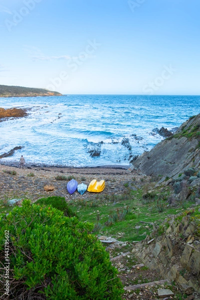 Obraz rocky beach on Kangaroo Island in the Stokes Bay region