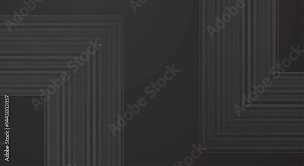 Fototapeta Abstract background of line pattern in black color