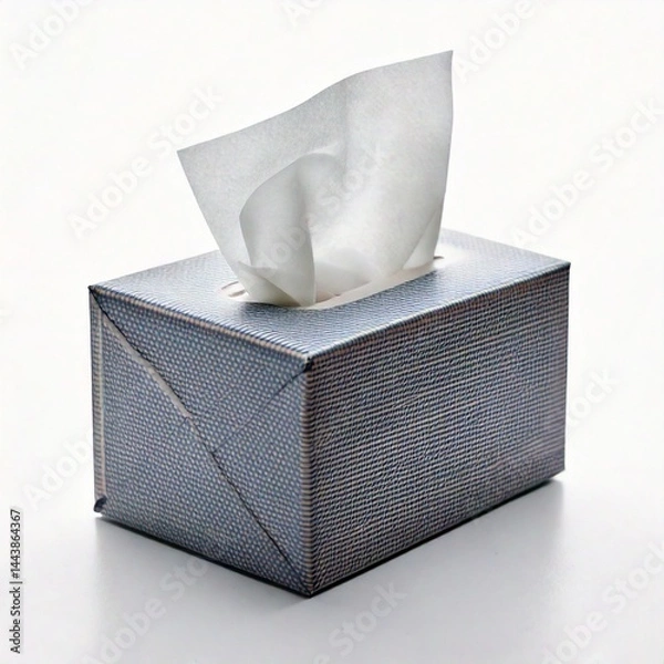 Obraz one pack tissue at white background