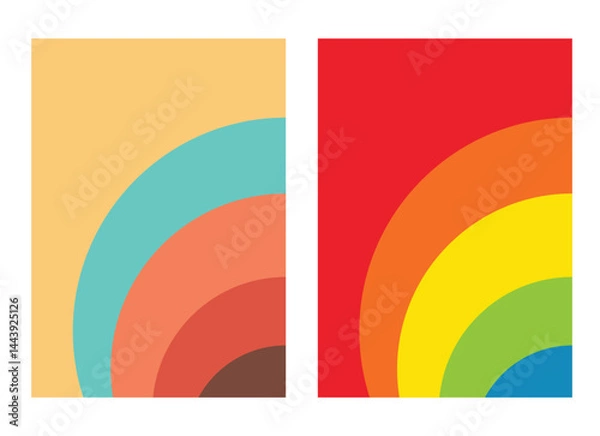 Fototapeta Background rainbow unique design abstract