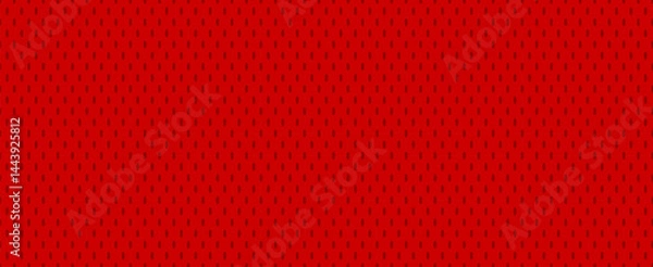 Obraz Bright Red Hockey Jersey Mesh Texture Seamless Vector Pattern. Sports Background. Athletic Mesh Fabric Close-Up. Breathable and Moisture Wicking Sportswear Textile.